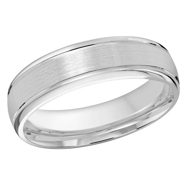 Rounded Satin Grooved Band