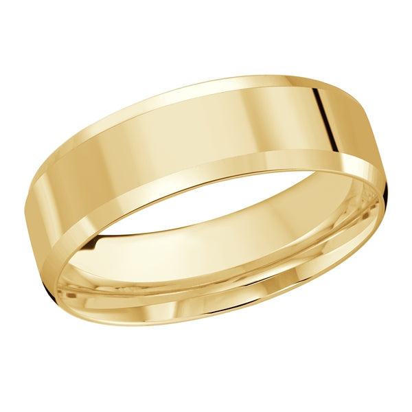 Polished Beveled Edge Band