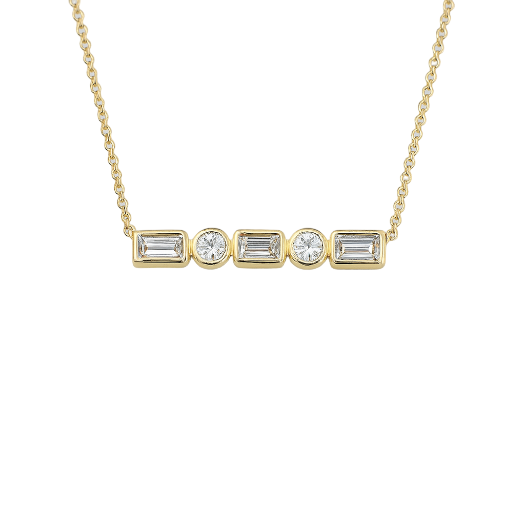 Diamond Bar Pendant