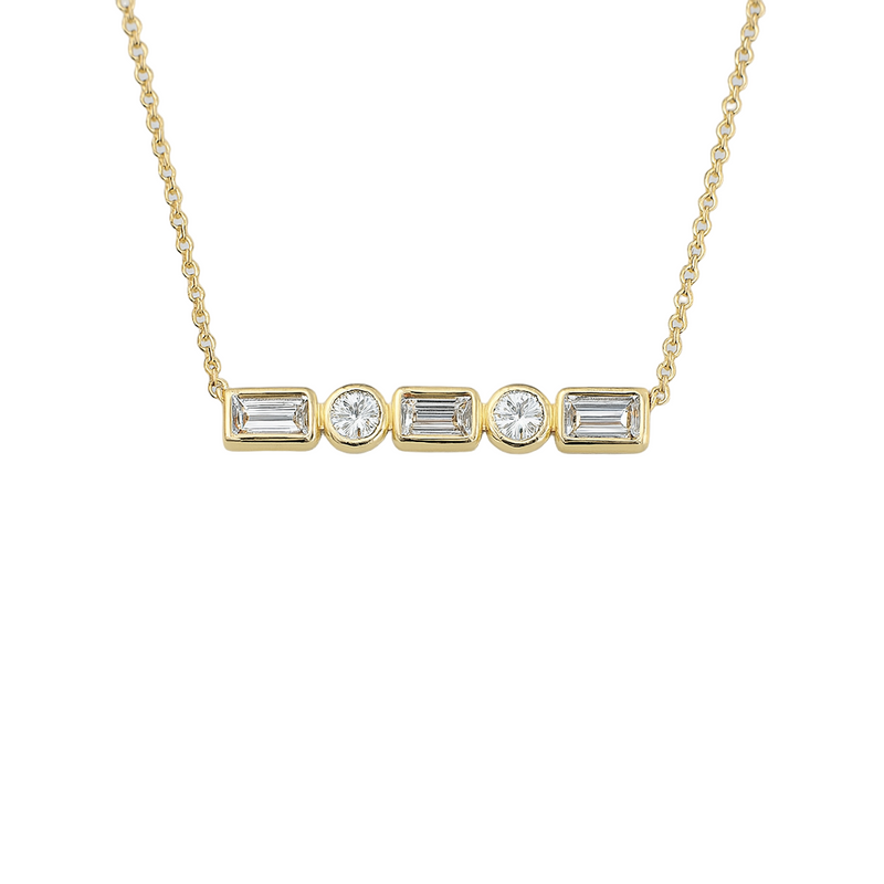 Diamond Bar Pendant