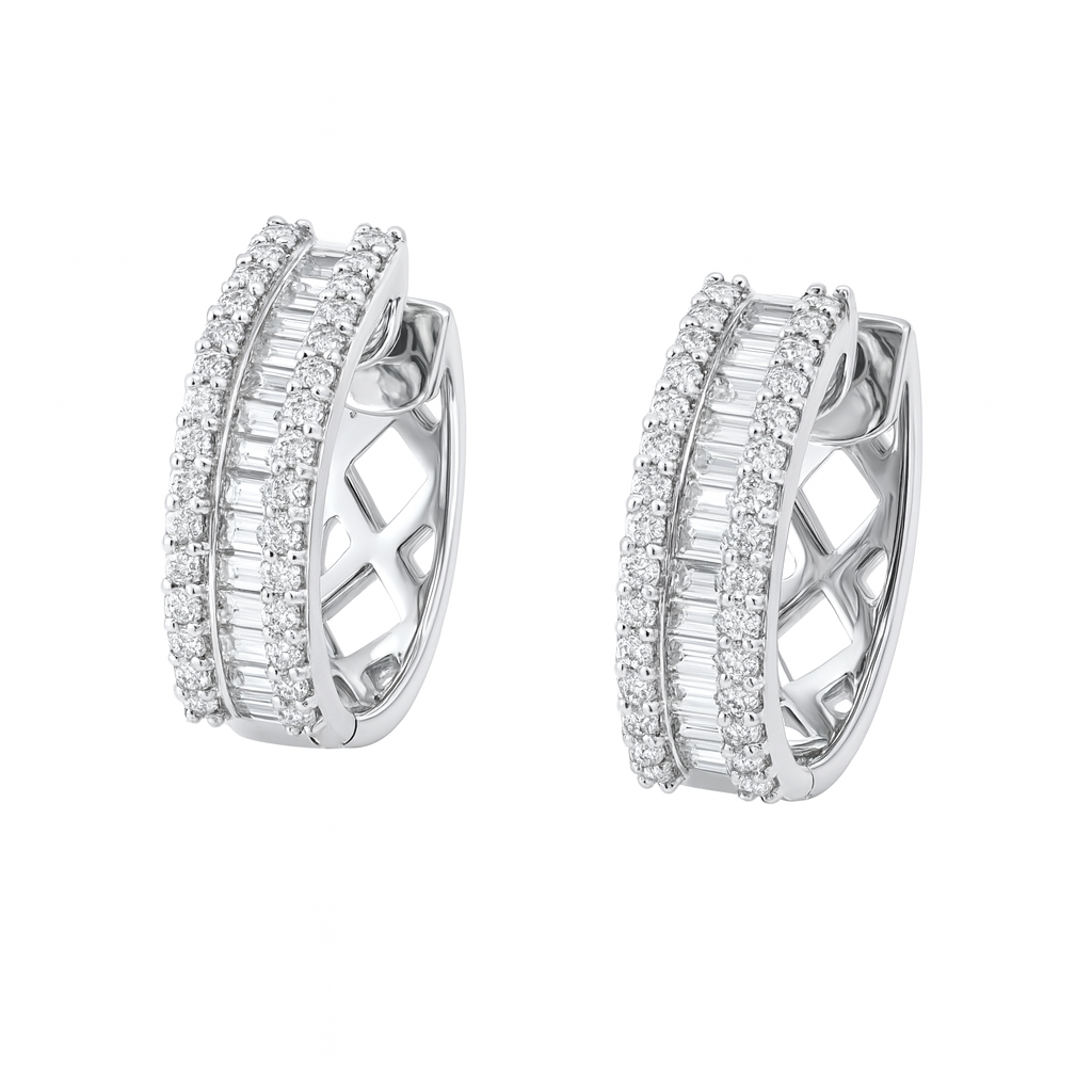 Baguette/Round Hoops