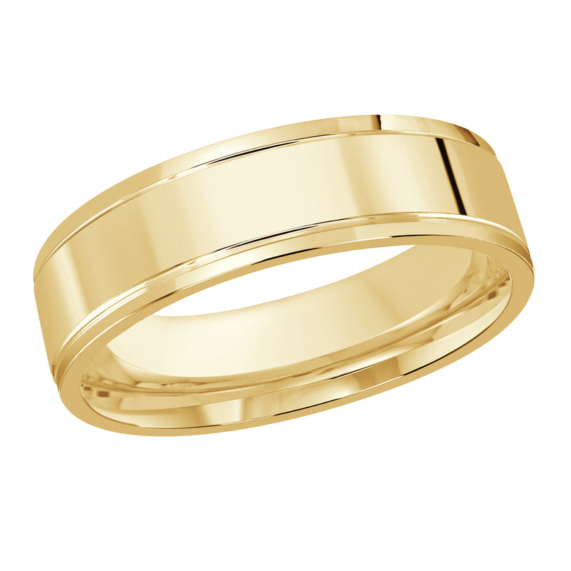 Mens Bright Polished Band