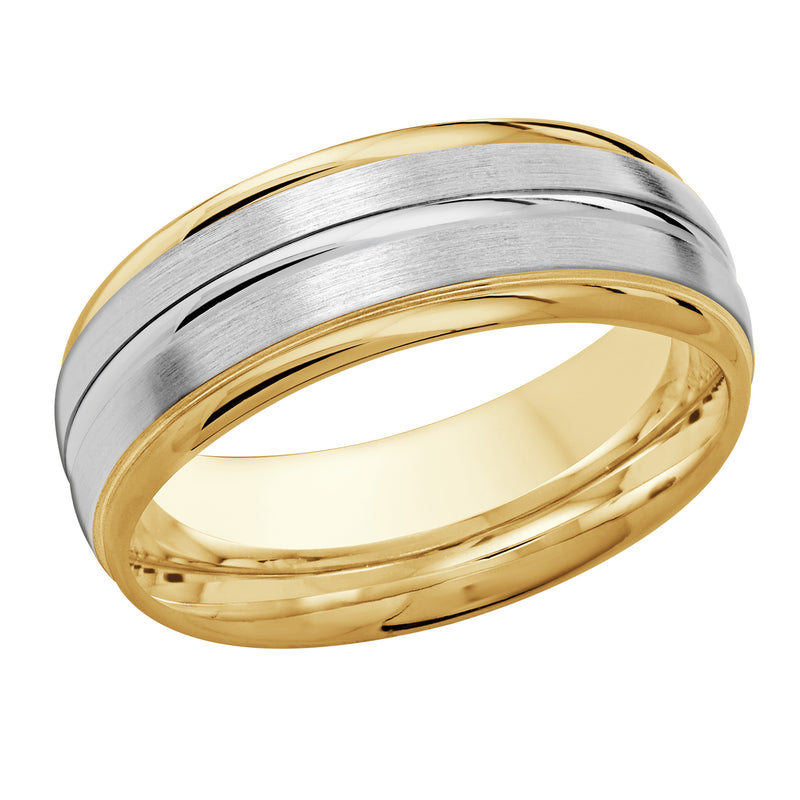 Two Tone Rounded Edge Band