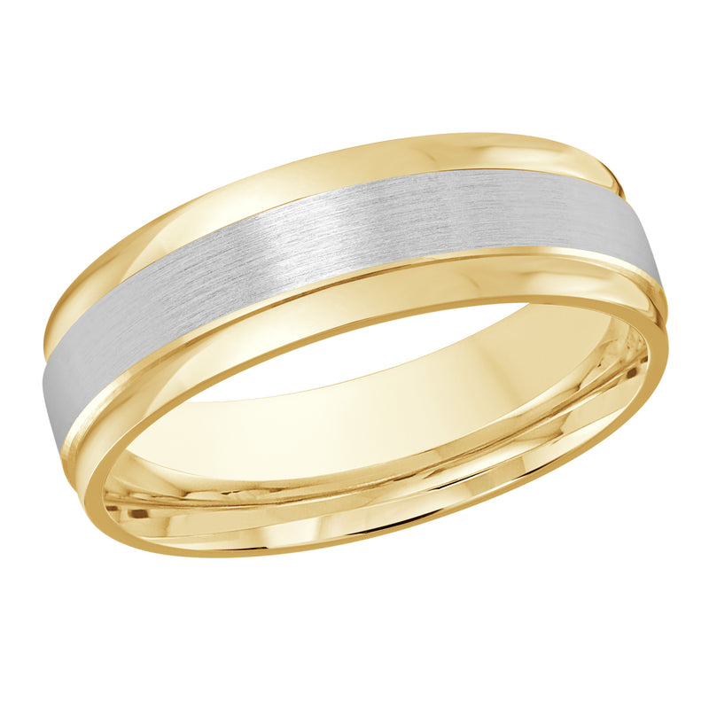 Two Tone Grooved Euro Band