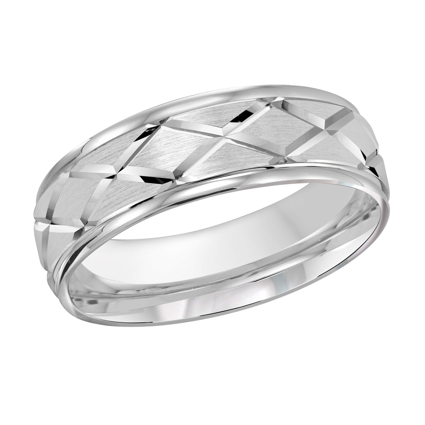 Diamond Cut Satin Band