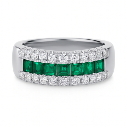 Emerald and Diamond Band