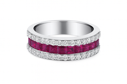 Ruby and Diamond Band