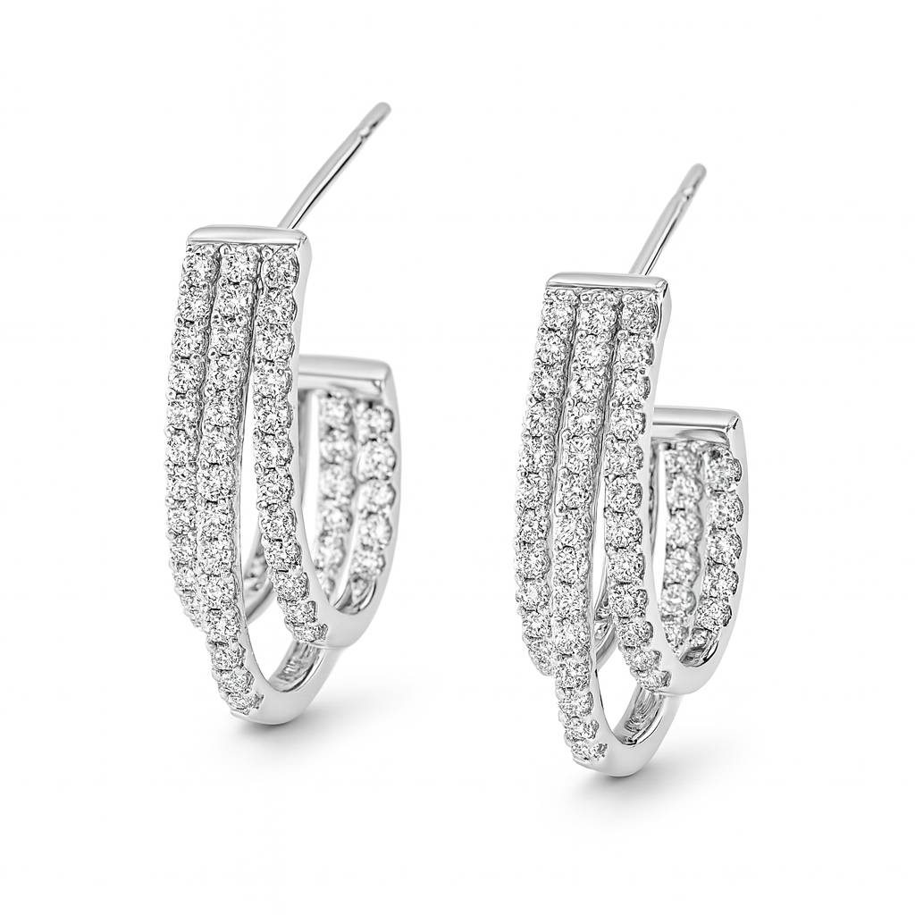 Triple Row In-Out Hoops