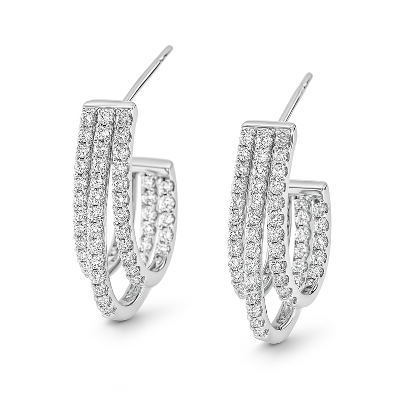 Triple Row In-Out Hoops