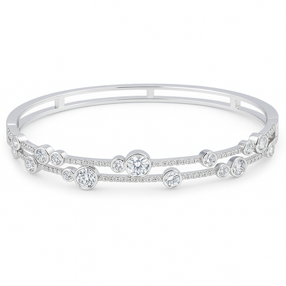 Diamond Bezel Bangle