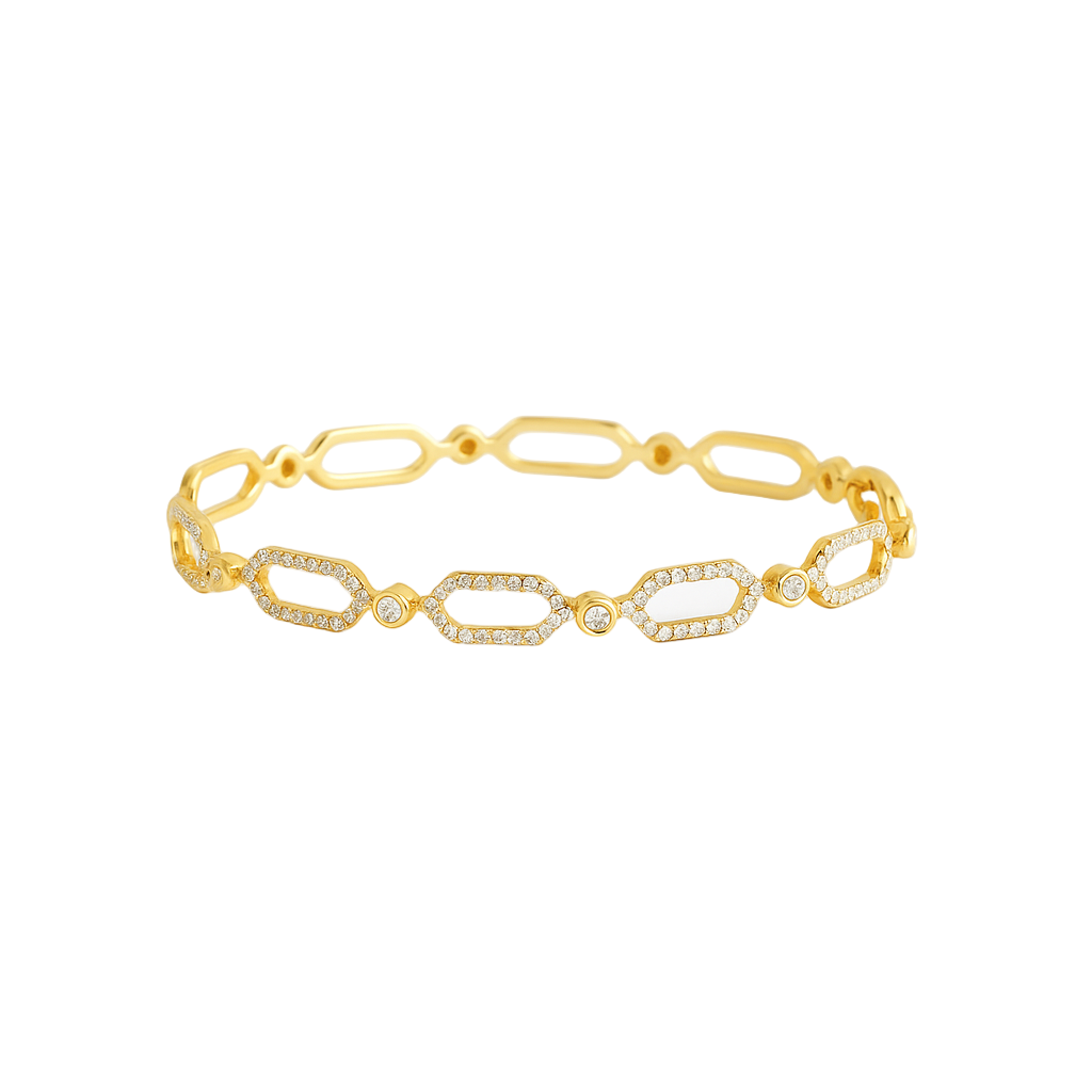 Diamond Cable Bangle
