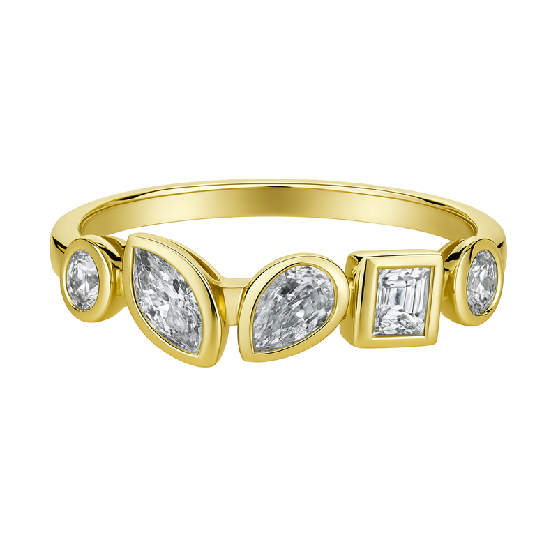 Multi Diamond Fashion Ring