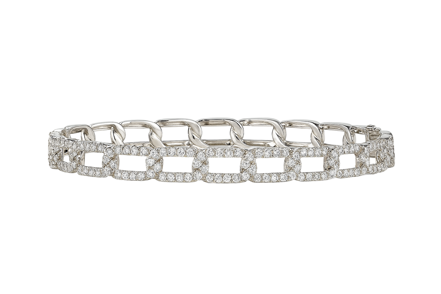 Diamond Curb Link Bracelet