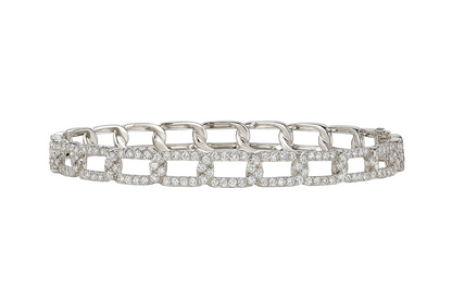 Diamond Curb Link Bracelet