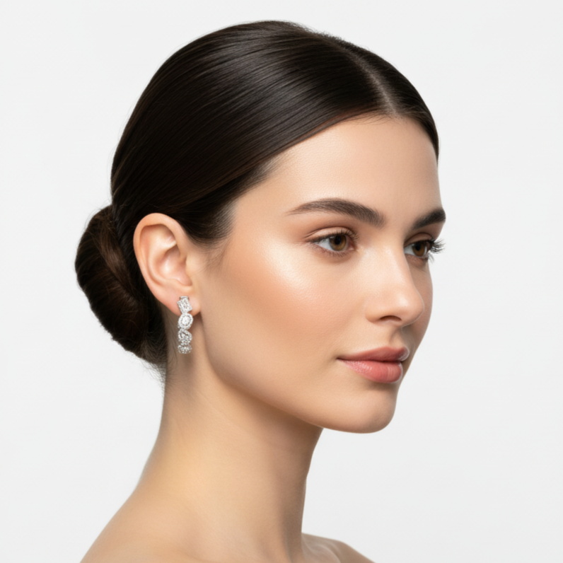 Multi-Shape Diamond Hoops