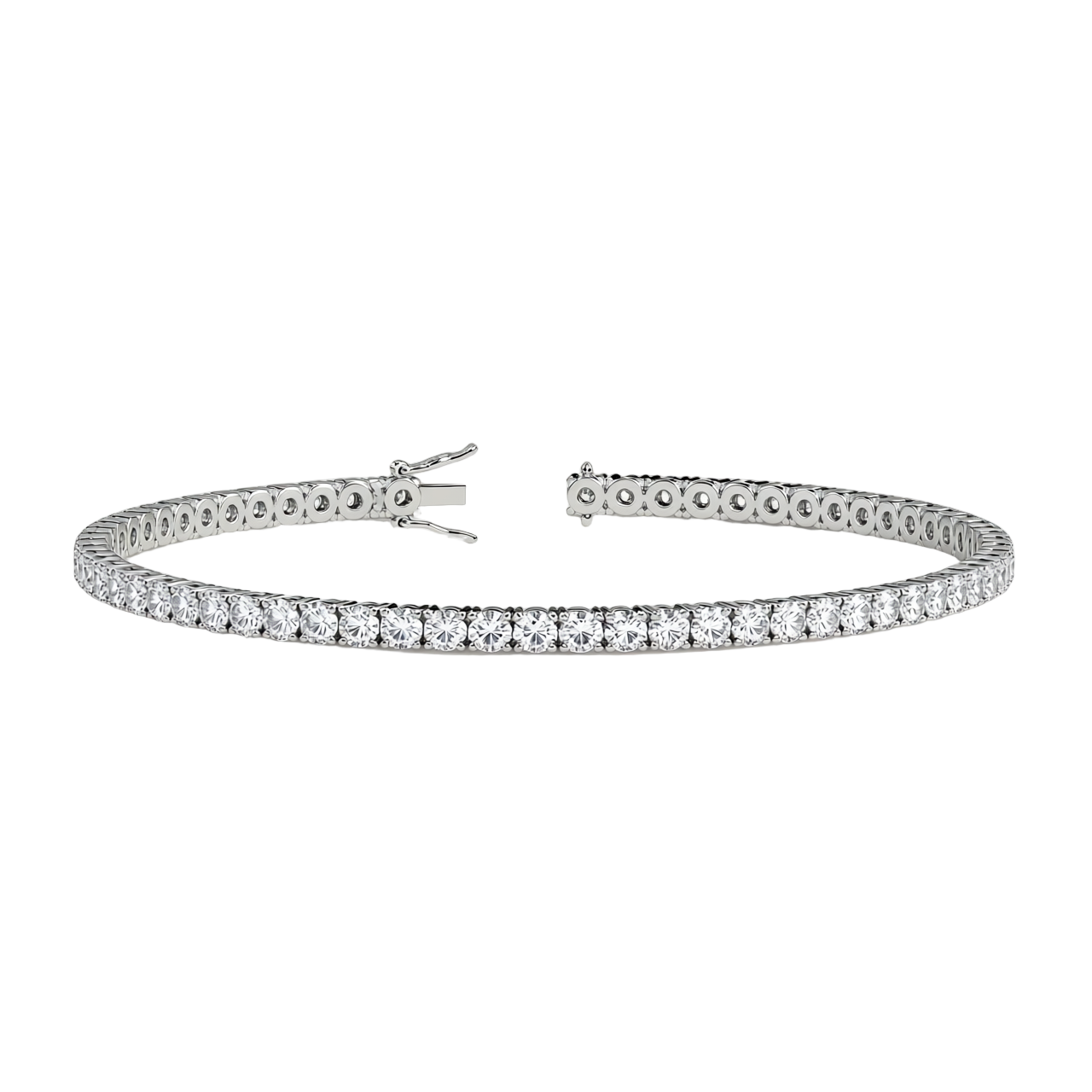 5.30ctw Lab Diamond Inline Bracelet
