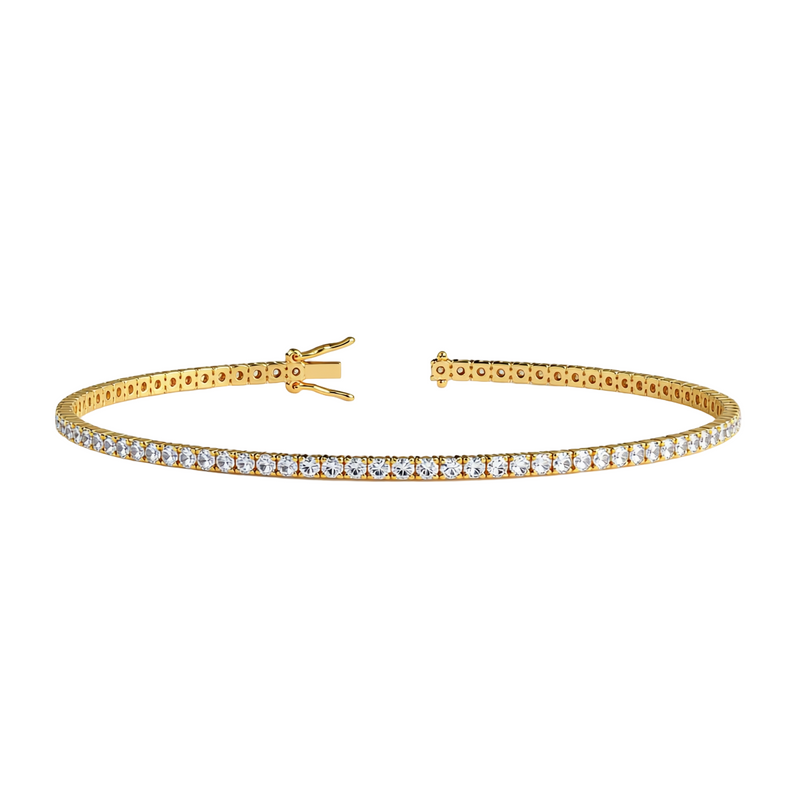 2.00ctw Lab Diamond Inline Bracelet
