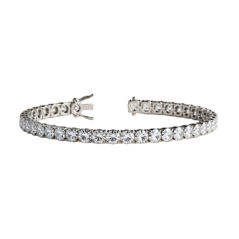 13.32ctw Lab Diamond Inline Bracelet