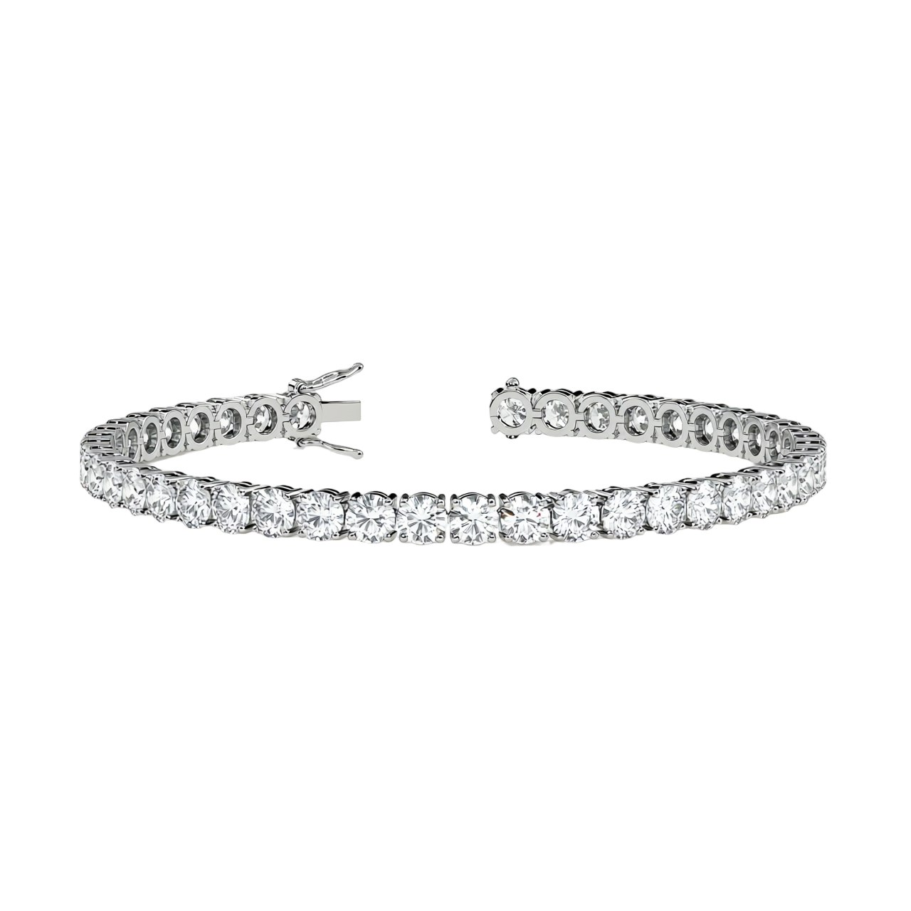7.14ctw Lab Diamond Inline Bracelet