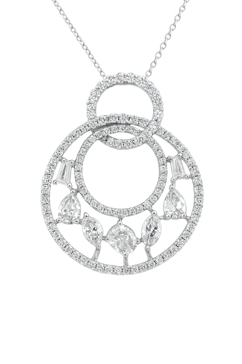Fancy Shape Diamond Pendant