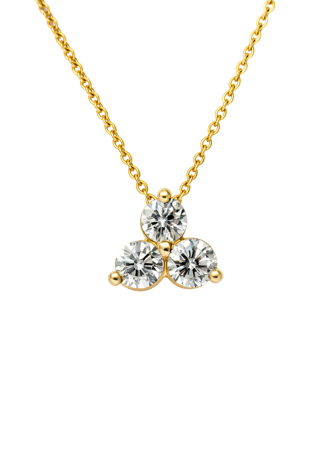 Lab Diamond Trio Pendant