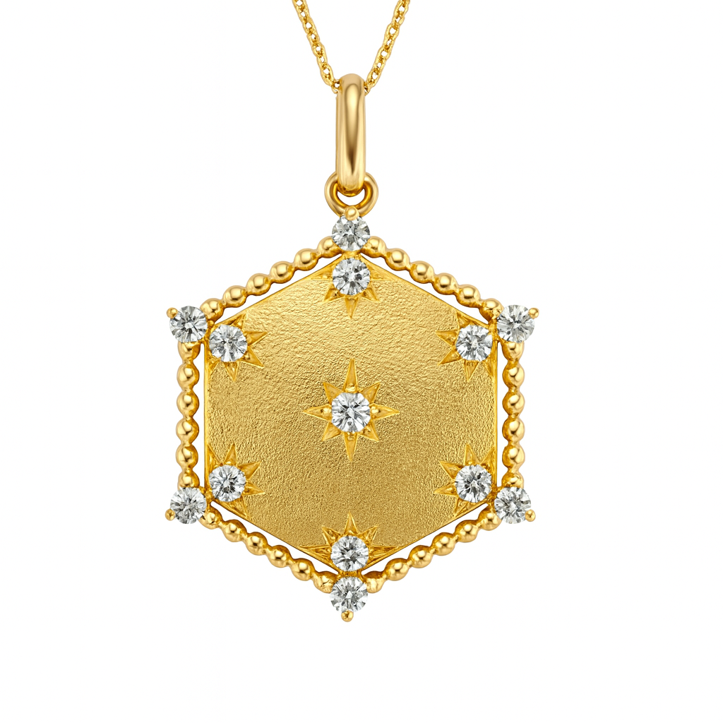 Diamond Starburst Pendant