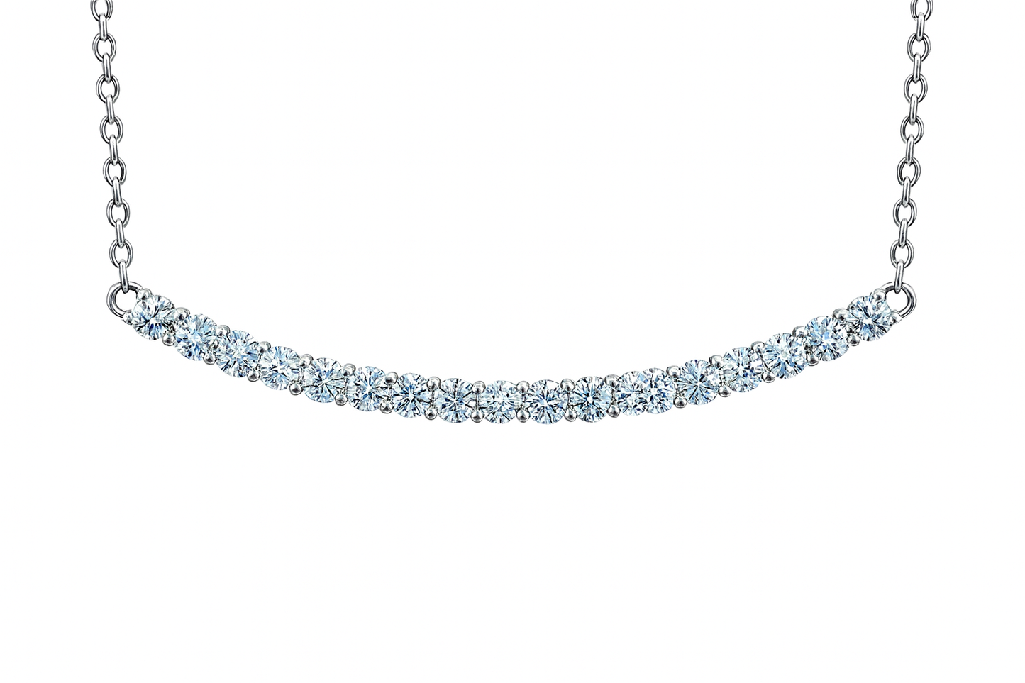 Diamond Bar Necklace
