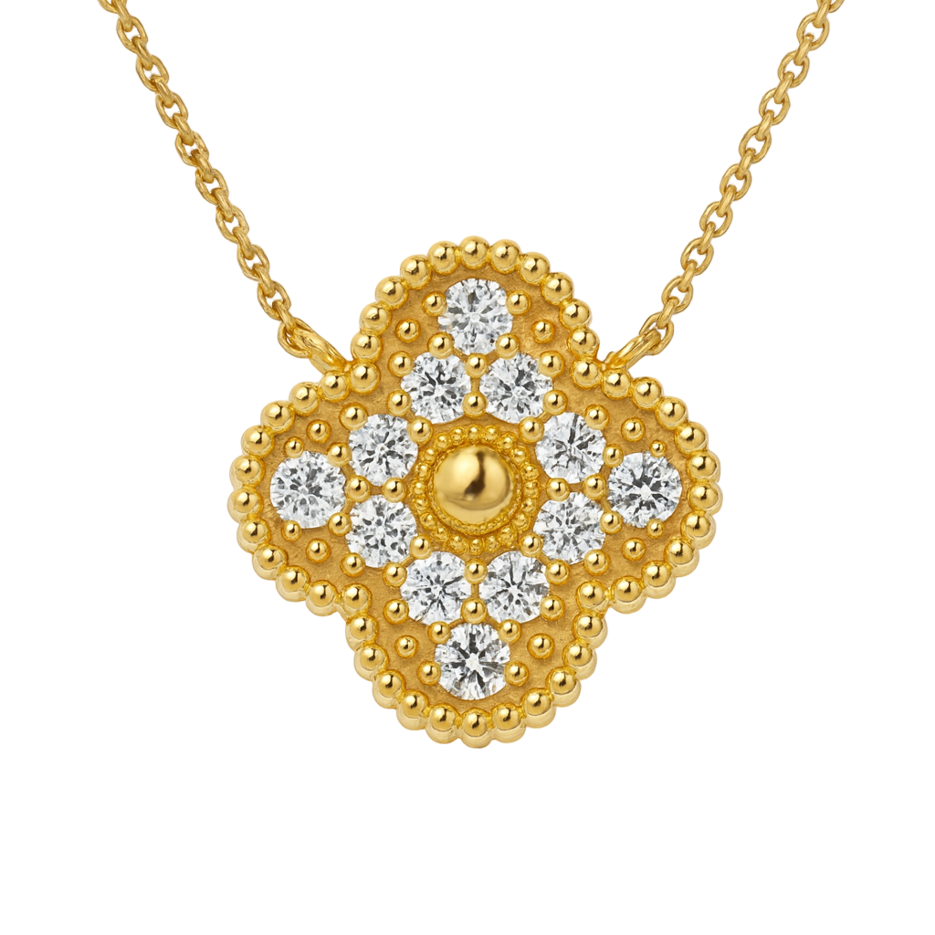 Diamond Clover Pendant