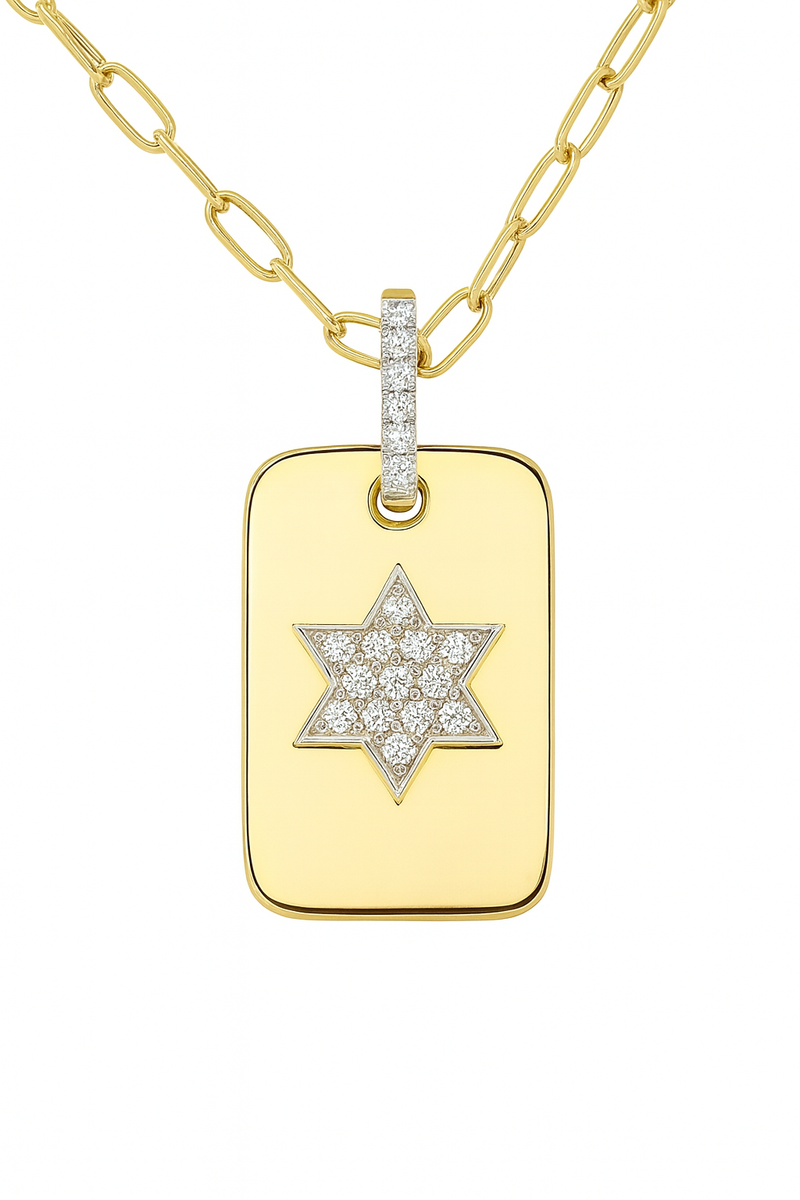 Diamond Star Dog Tag