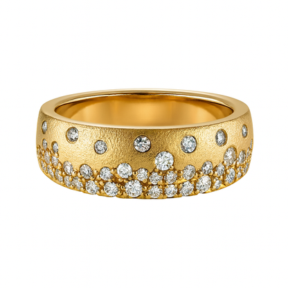 Burnished Diamond Band