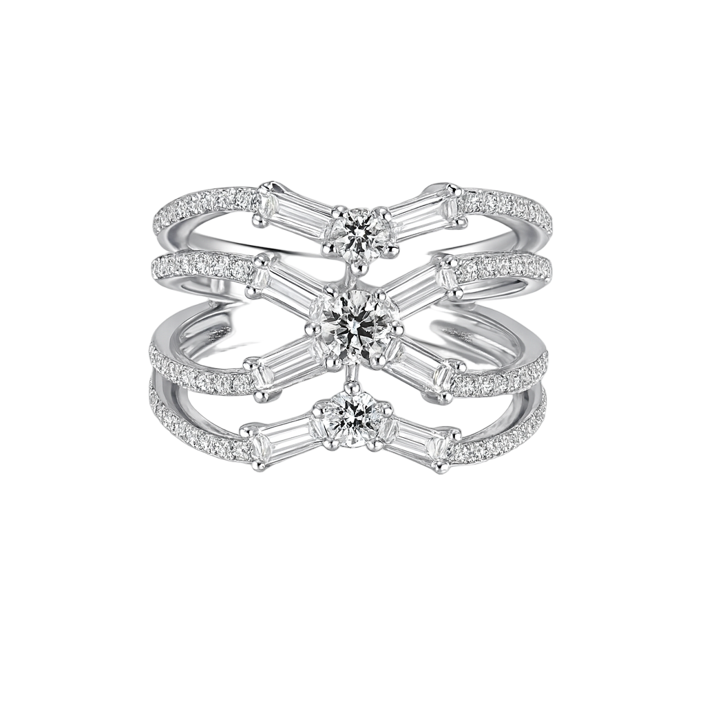 Diamond Baguette Fashion Ring