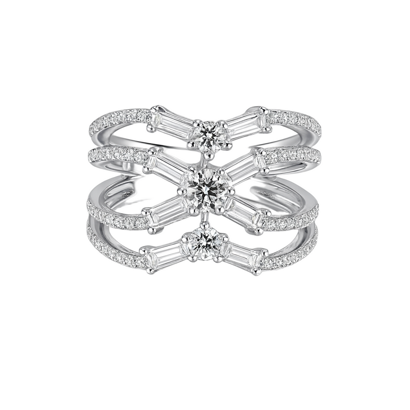 Diamond Baguette Fashion Ring