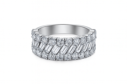 Staggered Baguette Band