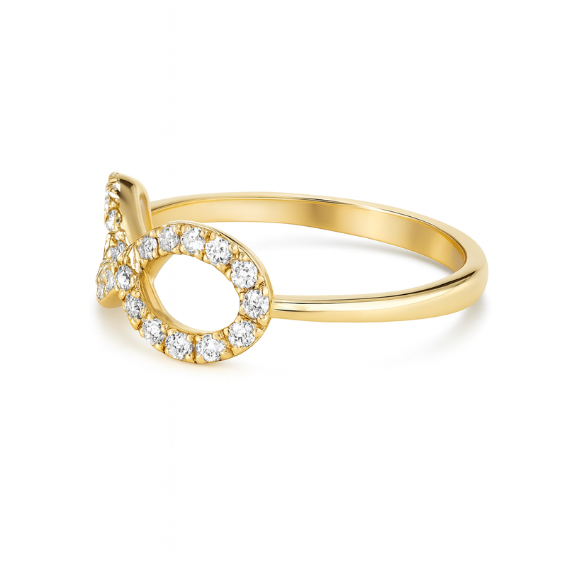 Diamond Infinity Ring