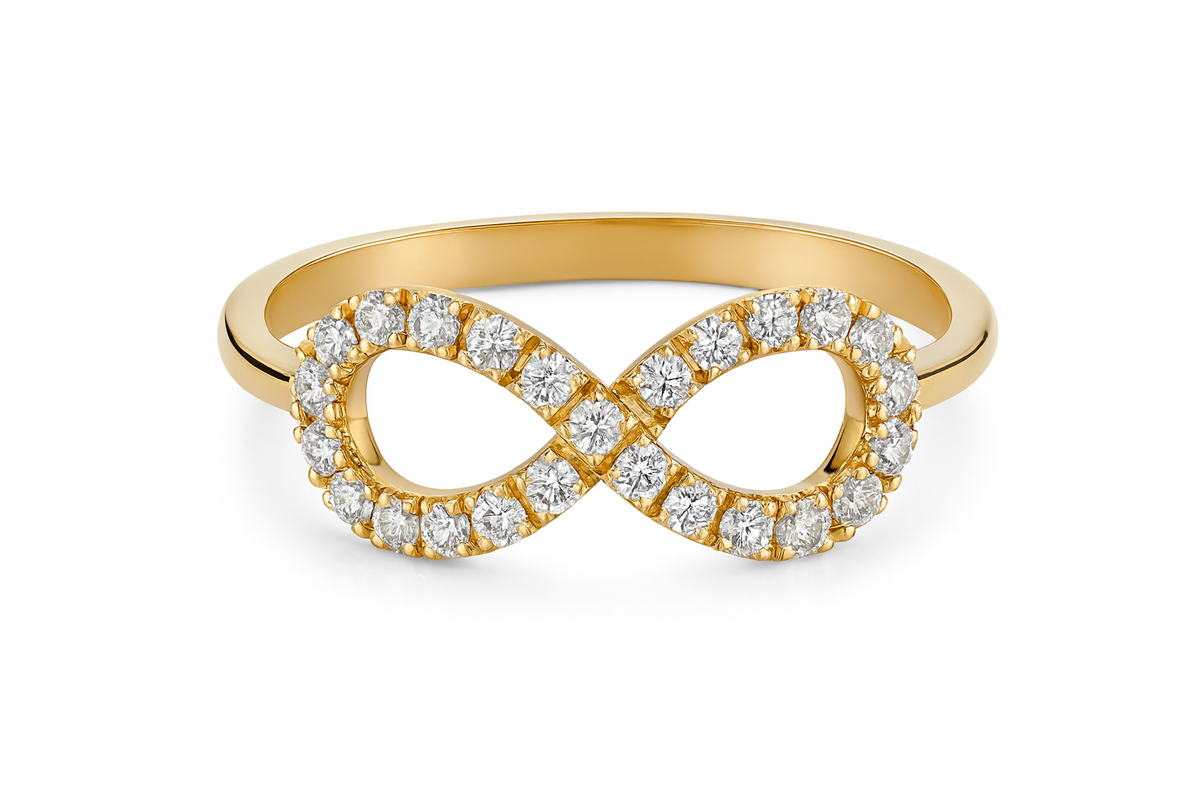Diamond Infintyr Rings Diamond Infinity Ring – Milke's Jewelers