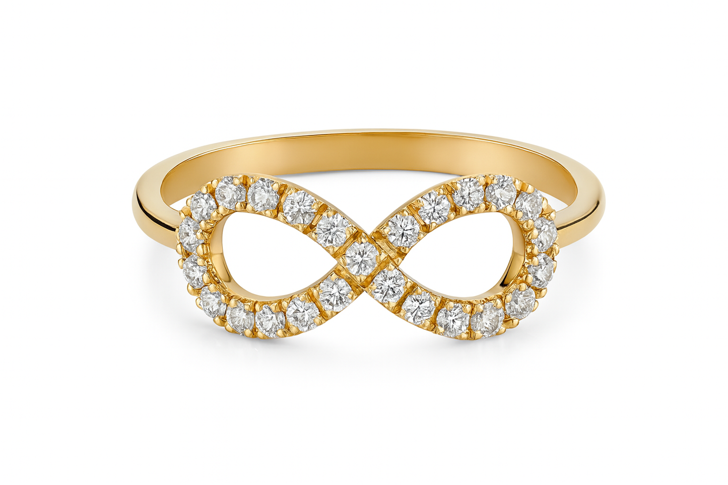 Diamond Infinity Ring