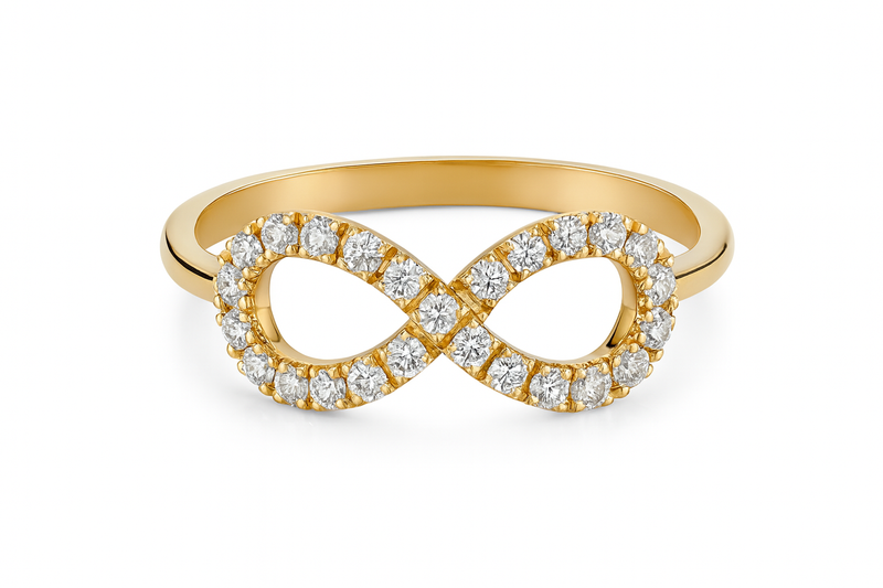 Diamond Infinity Ring