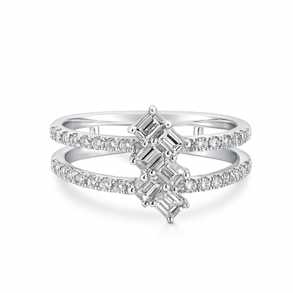 Staggered Baguette Band