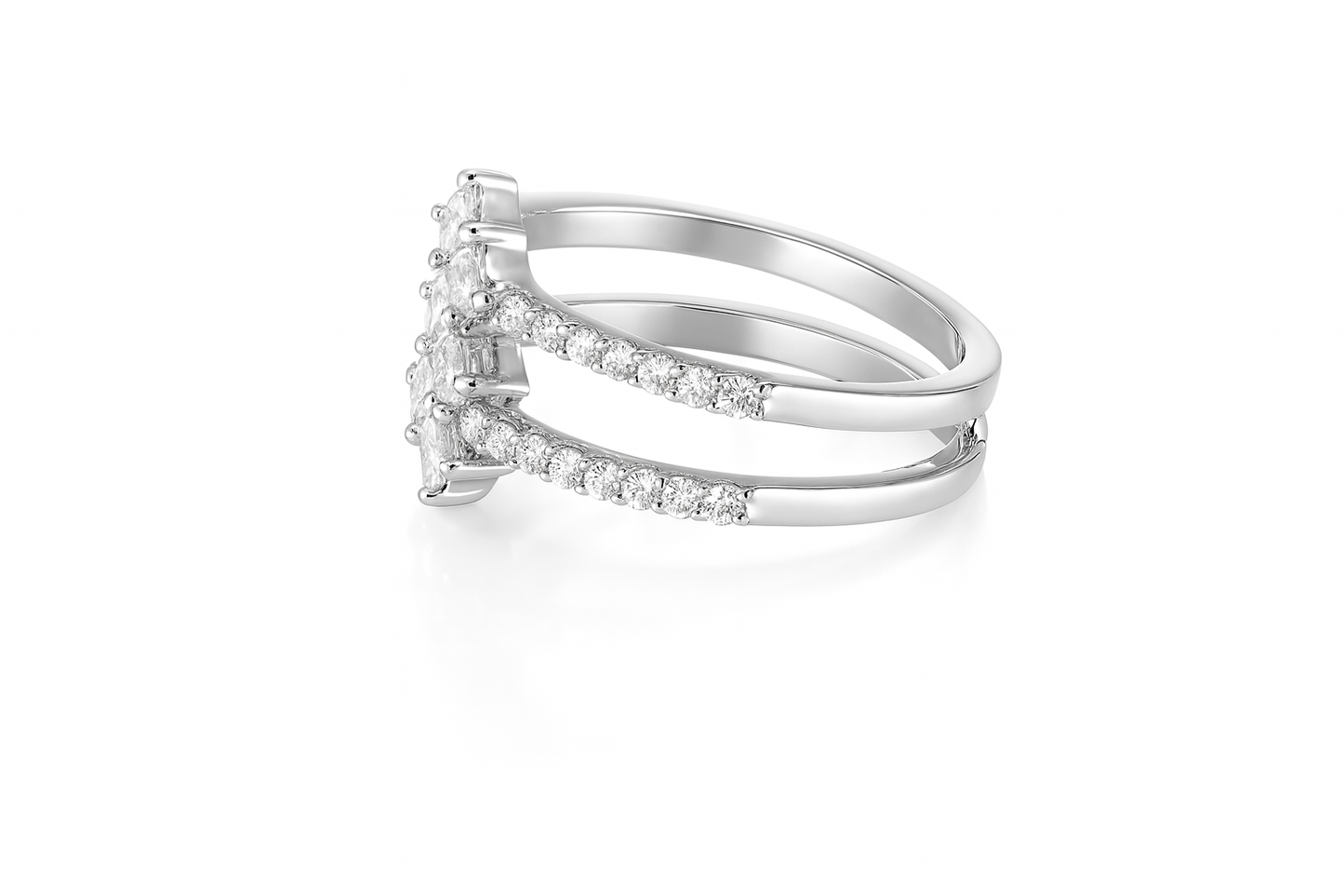 Staggered Baguette Band