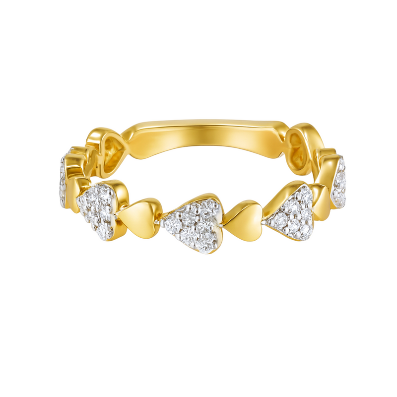 Diamond Heart Band