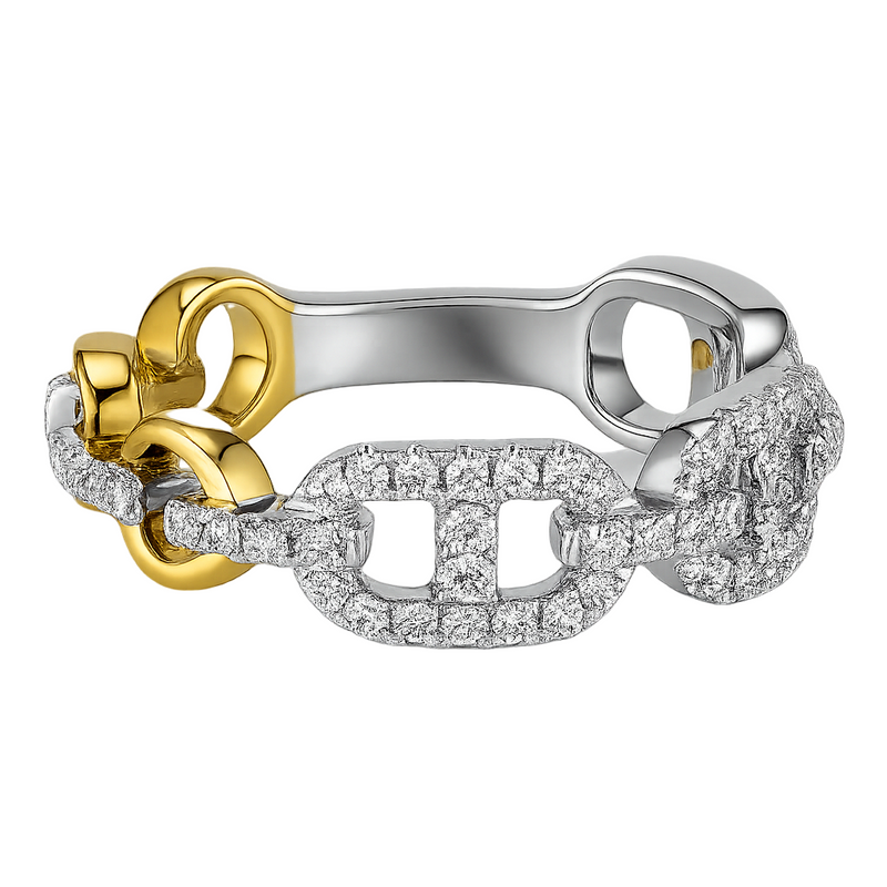 Diamond Anchor Link Band