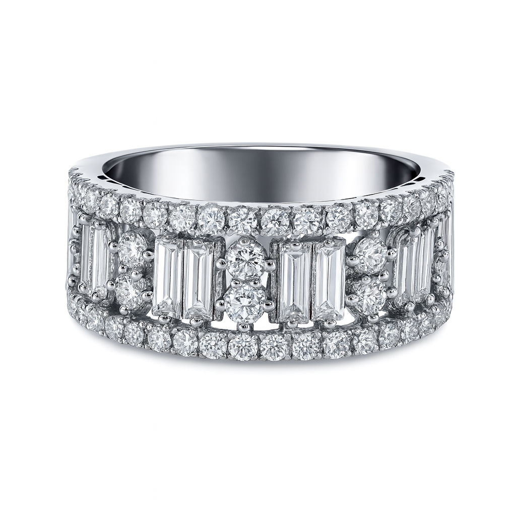 Diamond Baguette Band