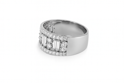 Diamond Baguette Band