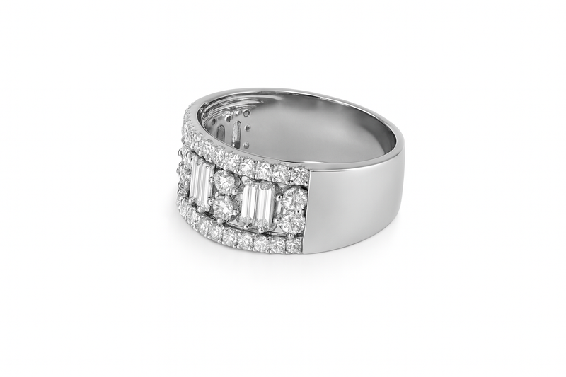 Diamond Baguette Band