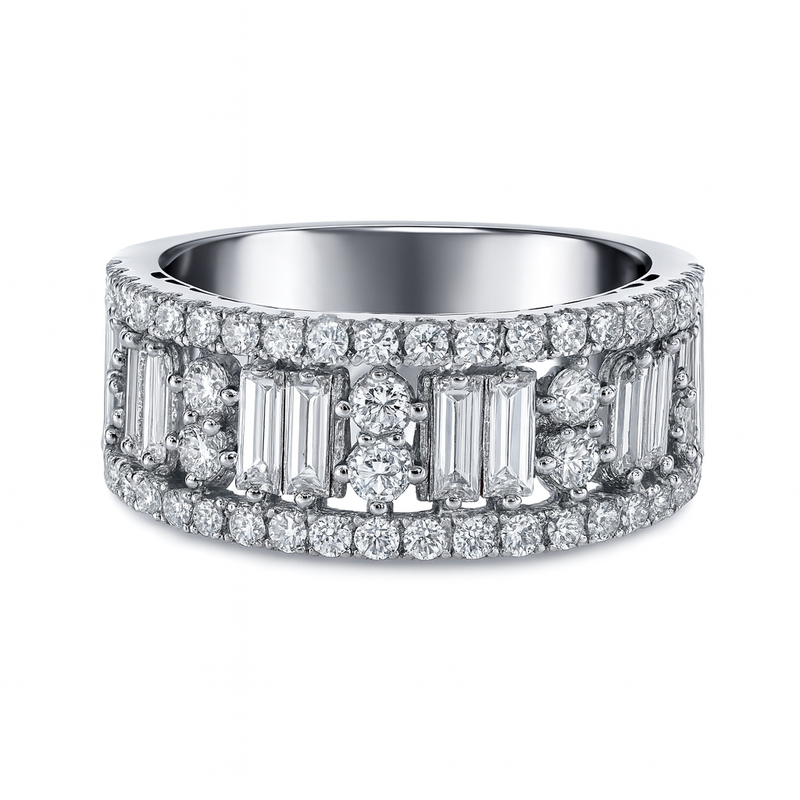 Diamond Baguette Band