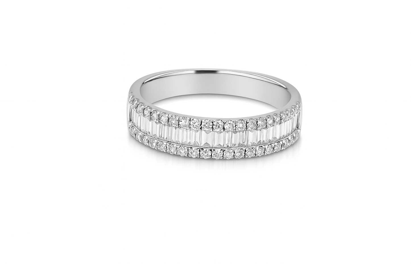 Baguette Diamond Band