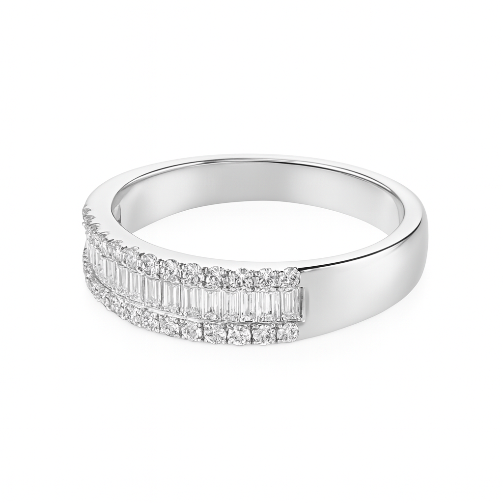 Baguette Diamond Band