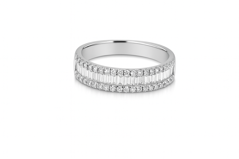 Baguette Diamond Band