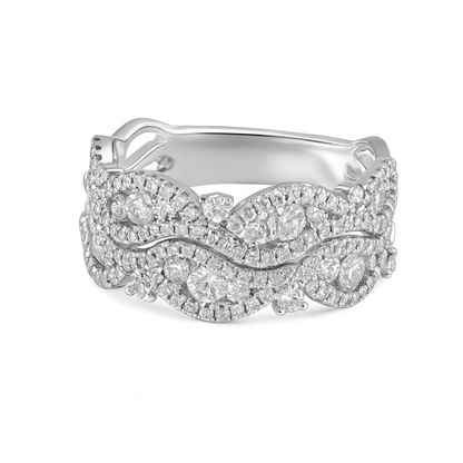 Round Diamond Fashion Band