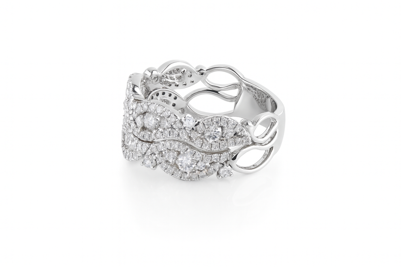 Round Diamond Fashion Band